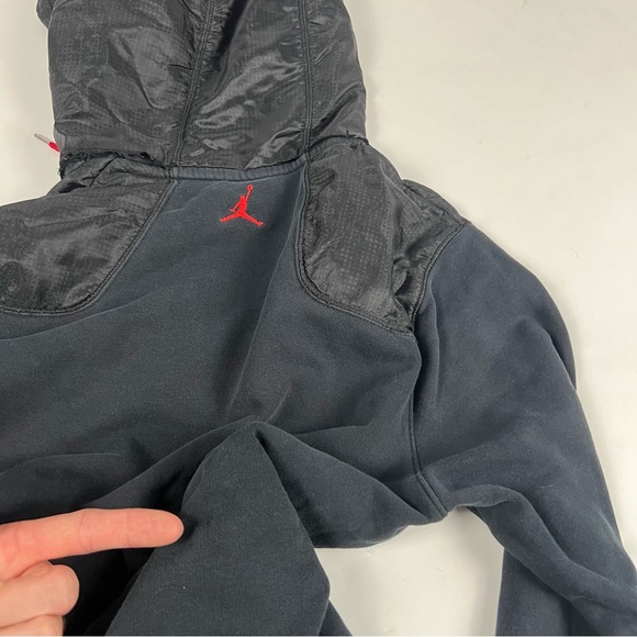 006 - VINTAGE 00s NIKE AIR JORDAN JUMPMAN PULLOVER SWEATSHIRT HOODIE - Picture 5 of 8
